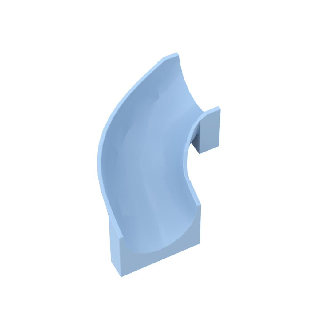 GDS-2051 6x6x6 Slide 10PCS Compatible with Lego Toy DIY Parts and MOC Components for Major Brick Brands Color:Bright Light Blue 212