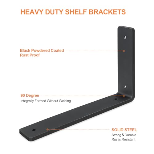 Aunulahca LXTP Heavy Duty Shelf Brackets 10 Inch thumb #5