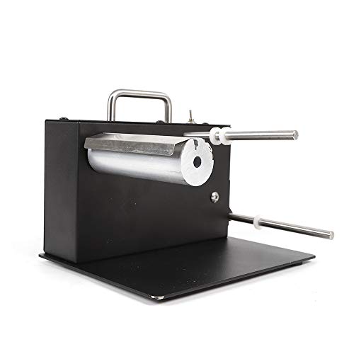 Miumaeov Automatic Label Rewinder 7.87x6.89x5.51 Core Diameter 180MM 110V-220V, Label Retractor with Adjuster and Baffle, Barcode Label Bidirectional Rewinder