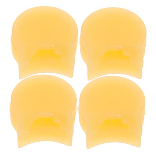 COSMEVIVI 4pcs Clarinet Finger Rest Cover Sax Finger Sleeve Silicone Clarinet Thumb Rest Pads Accessories Soft Thumb Pad