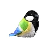Tiny Heart Simulation Big Tits Bird Stuffed Animal Plush Toy 5.9inch Realistic Super Soft Cute for Kids Boys and Girls Gifts Home Decor