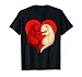I Love My Funny Ferret Heart Graphic Ferret Owner T-Shirt