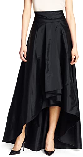 Adrianna Papell Women's High Low Ball Skirt, Black, 4 #TOP28