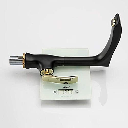 Robinet mitigeur à levier unique pivotant 360 bronze antirouille