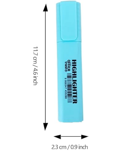 Image of worison 6pcs Highlighter, Pastel Colors Chisel Tip Marker Pen