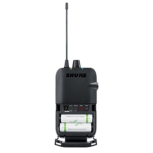 shure p3r wireless bodypack receiver for psm300 personal monitoring systems - g20 band