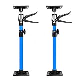 2 Stück Montagestütze 50-115cm Teleskopstütze bis 100kg Blau