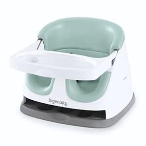 Ingenuity Baby Base 2-in-1 Booster Seat with Self-Storing Tray - Mist