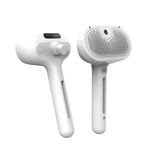 Cepillo de vapor en aerosol recargable para mascotas - limpieza del pelo de perros y gatos, elimina suavemente la suciedad y los olores | GROOMSY