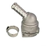 Turbolader-Kühlmittel-Rücklaufleitung Schlauchgelenk für B48-Motor F20 F30 F31 F32 G11 X3 X4 Aluminium-Rohrverbinder OE 11537643226 Direct Fit Ersatzteil