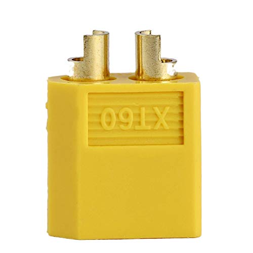 Preisvergleich Produktbild Niedriger Widerstand für hohe Stromkapazität 5pcs Großhandel XT60 Bullet Connectors Stecker weiblich für RC LiPo-Batteriemotor auf Lager - Gelb