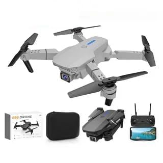 Phizika Foldable Drone With Camera For Adults, 1080P HD, Auto Return, One-Touch Takeoff & Landing, Black, Beginner, Remote & App Control, Automatic Exposure
