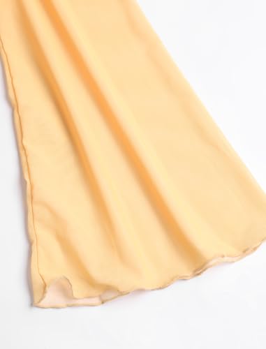 Image of ZAFUL Womens Swimsuit Cover Up Dress Draped Neck Tie Waist Coverup Bathing Suit Mesh Swim Beach Dress