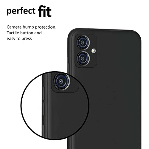 WOW-IMAGINE-Samsung-Galaxy-M04-4G-Slim-Ultra-Soft-Rubberised-Back-Cover-Inner-Velvet-Fabric-Lining-Matte-Silicone-Flexible-Camera-Protection-Back-Case-Black