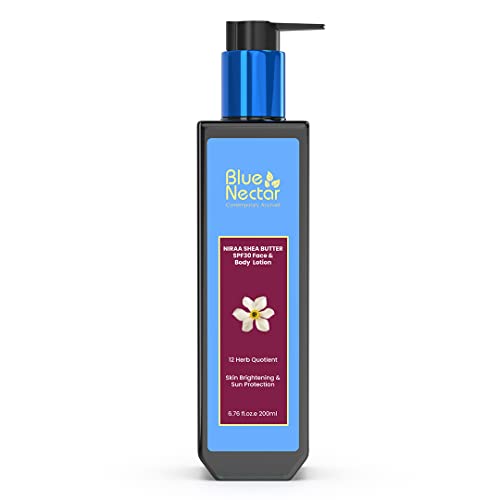 Crème solaire soin de jour au beurre de cacao Blue Nectar pour la ville