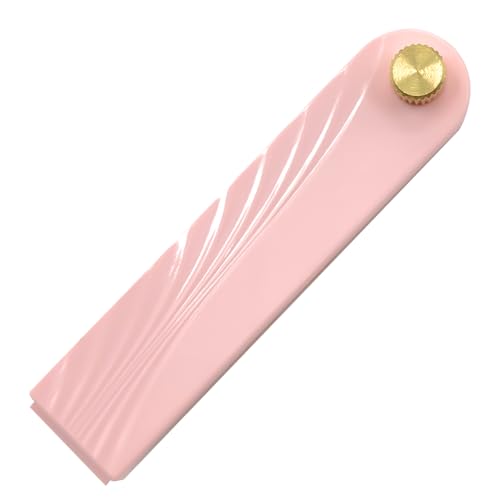 Musiin Guitar Silencer, Muffler, String Mute Accessory - Home Practical Guitar Mute Accessory for Acoustic & Folk Guitars, Training Tool with Instrument Accessories (Pink)