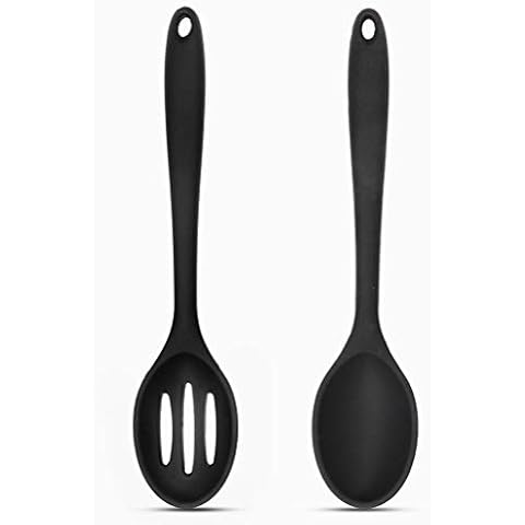 kuou Large Silicone Cooking Spoons Set Cover