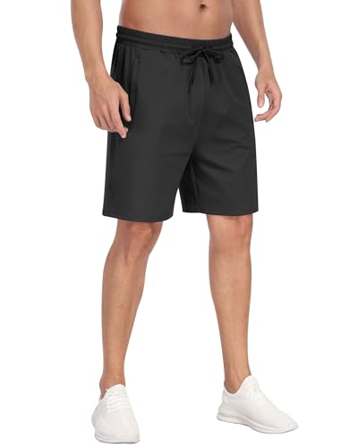 3 Pack Men's Athletic Running Shorts with Zipper Pockets,Gym Workout Basketball Hiking Shorts for Men2