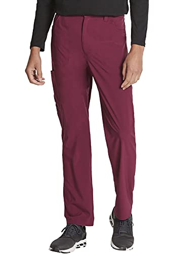 Pantalon de scrub Dickies DK055S bordeaux coupe droite taille XS Court