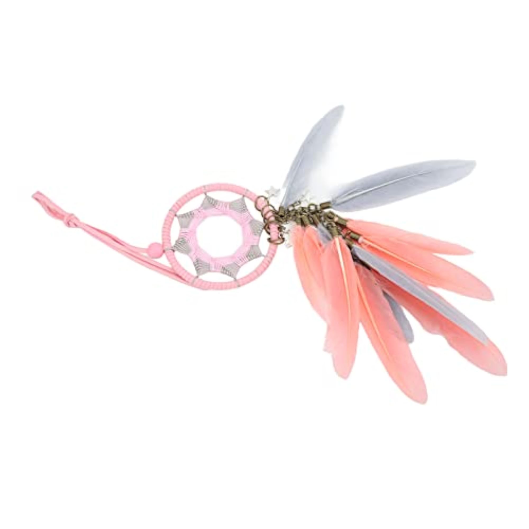 Handcrafted Pink Dreamcatcher Decoration