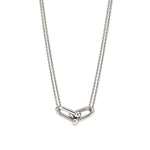 Ensembles de bijoux et collier de serrure de fer à cheval pour soirées de mode