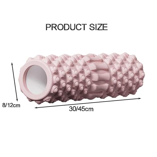 Firm Round Foam Roller, masajeador muscular de tejido profundo para masaje muscular, estiramientos y recuperación post entrenamiento (Color1, 30x8cm) miniatura 2