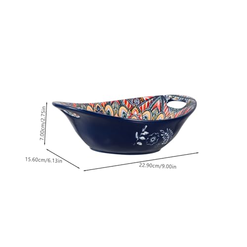 Bol céramique double anse idéal pour vos grands repas familiaux - 3
