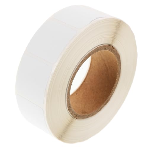 ULTECHNOVO Parches Autoadhesivos para Dianas Cuadradas de Papel Kraft Blanco Pegatinas para Práctica y Reparación de Objetivos Adhesivo Duradero para Tiro al Blanco