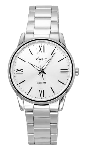 Casio montre homme MTP-1303DD-7AV cadran blanc montre analogique étanche