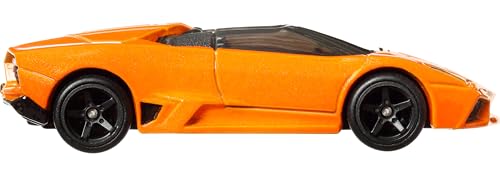 Hot Wheels Premium Car Culture Circuit Legends Toy Vehicle, 1:64 Scale Die-Cast Lamborghini Reventon Roadster for Collectors, Real Riders, Metal/Metal