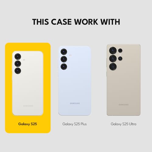 Coque Samsung S25 transparente MagSafe et multicolore avec protection caméra intégrée