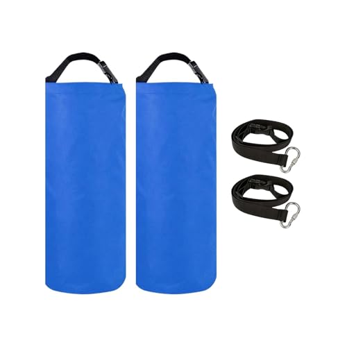Sacos de para Tienda de campaña con Dosel - Tela Oxford portátil de25 Libras con Correa | Bolsas depesopara Patas dedosel, Paquete 2 | para pérgolas, Banderas, pancartas al Aire Libre, Refugio s