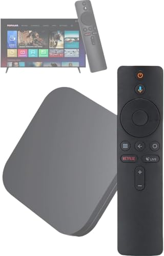 Télécommande pour Xiaomi Mi Box S, Remplacement Télécommande pour Xiaomi Mi Box S XMRM-006 avec Bluetooth Vocale Fonction