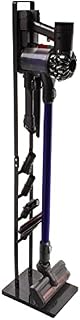 Paxanpax PFC764_17, PFC764R Cordless Cleaner and Accessories Floor Stand for Dyson V15 Detect Absolute, Vacuum Holder, Rack, Freestanding Metal Design, No Drilling The Wall, Dark Grey