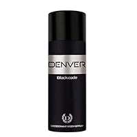 DENVER Black Code Deo – (150ML) | Long Lasting Deodorant Body Spray for Men