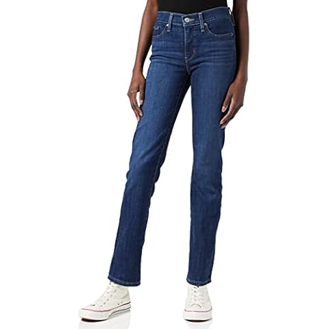 Levi's Damen 314 Shaping Straight Jeans Lapis Dark Horse 28W/32L Cover