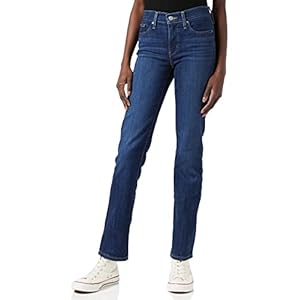 Levi’s dames Jeans 314 Shaping Straight Lapis Dark Horse