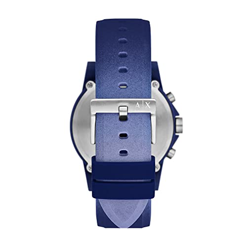 Image of Armani Exchange Analogue Men's Watch (Blue Colored Strap)