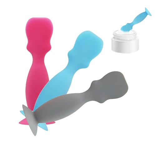 Image of Diaper Cream Spatula - 3pcs Baby Silicone Butt Paste Applicator Spatula for Newborn Bum Care Travel Essentials