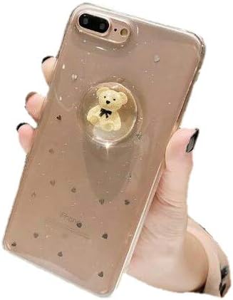 Amazon Co Jp Nshop Iphoneケース スマホケース くまちゃんドーム スケルトン シリコン素材 キラキラ カスタム かわいい Iphone7 8 家電 カメラ