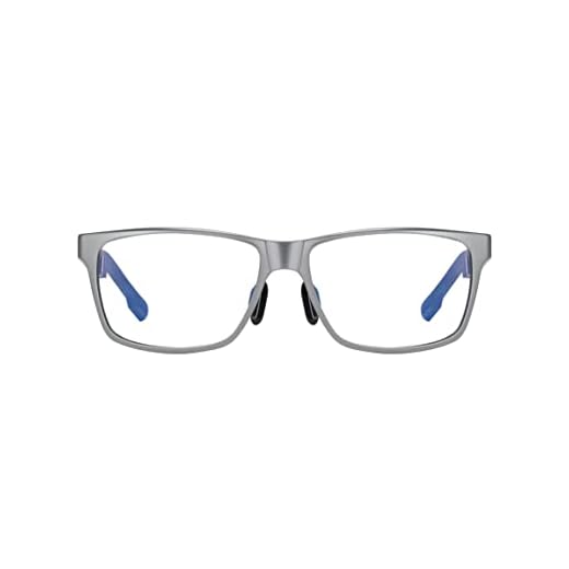 Reglaaly Blue-Light-Blocking-Glasses Men/Women Gaming Glasses Computer Screen Eyeglasses Metal Frame （metallic gray）