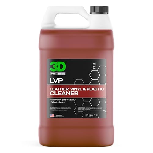 3D LVP Interior Cleaner - Removes Dirt, Grime, Grease, Oil & Stains from Leather, Vinyl & Plastic...