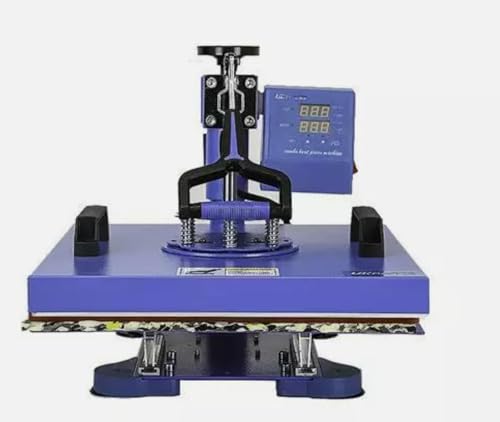 Heat Press Machine Professional Sublimation Machine38*38cm, 360° Swing Away Shirt Printing Heat Transfer Machine Digital Industrial-Quality Shirt Pressing Machine HP3805B
