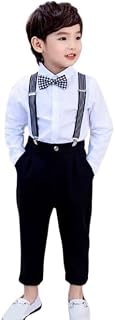 Zikigo Exclusive Baby Boy & Baby Girls Slub Soft Cotton Full Sleeves Shirt and Pant & Suspender Dungaree Set Price In India