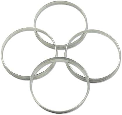 LU HWN Hub Centric Rings - 72.6mm To 64.1mm Aluminum Wheel Spacers (Pack Of 4, Gray) - View #9