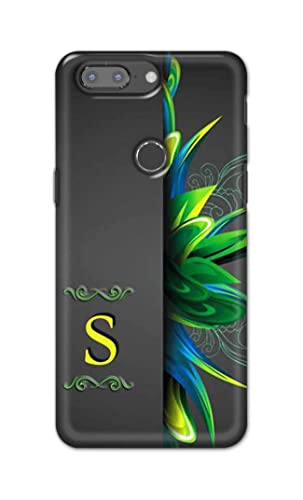 Image of Name II Initial II Letter Alphabet S Hard Back Case Cover for OnePlus 5T Back Cover -(J5) VNS2222
