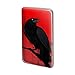 Crow on Branch Metal Rectangle Lapel Hat Pin Tie Tack Pinback