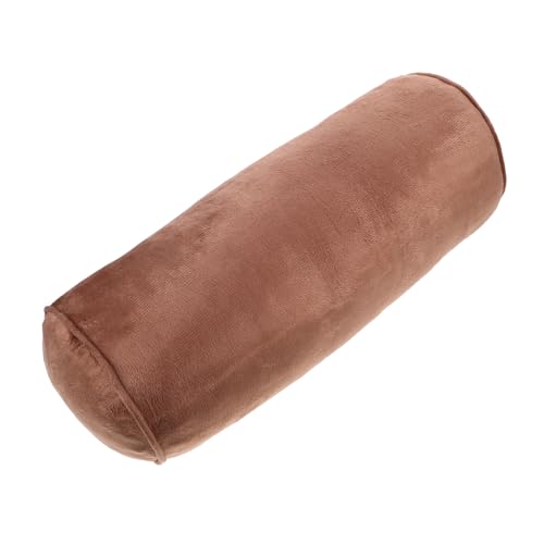 OUNONA Memory Foam Round Cylinder Pillow Rest Cushion for Neck Waist Soft High Elasticity Bed Cushion for Beauty Therapy and Yoga