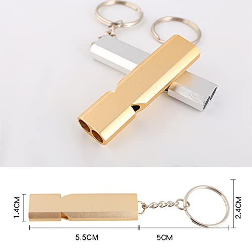 MenYiYDS Fischietto di emergenza con portachiavi