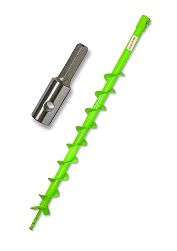 WERHE Broca profesional para el sinfín de 60 mm de pila de pintura eco color espiral precisa con adaptador Hex